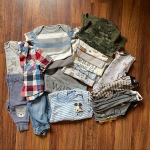 Assorted 3-6 month baby boy clothing